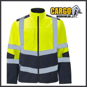 Cargo Hi-Vis Two Tone Softshell Jacket