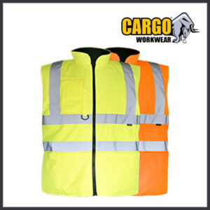 Cargo Hi Vis Fleece Lined Bodywarmer
