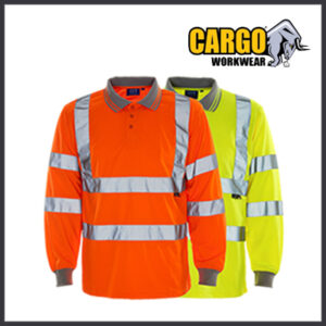 Hi-Vis Long Sleeved Polo Shirt