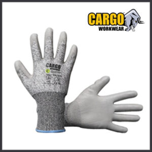 Cargo Sword Cut 5/C PU Palm - RETAIL PACKED