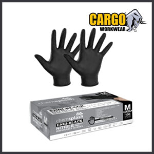 Chemsplash Engi-Black Nitrile PF Gloves