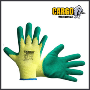 Cargo Green Grip Gloves Latex Palm